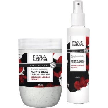 Imagem de Combo creme de pimenta negra 650g e fluido termoativador - Genérico