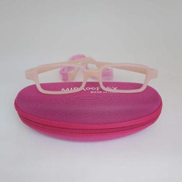 Imagem de Óculos infantil Miraflex New Baby 1 BCP Rosa Claro de 3 a 6 anos tam 3