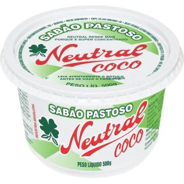 Imagem de Sabão Para Lava Louças Pastoso Neutral Coco 500G - Kit 6 Un