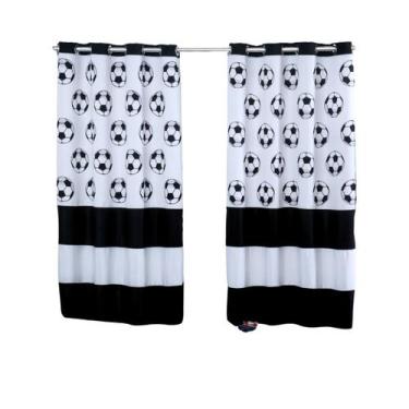 Imagem de Cortina Sala Quarto Infantil Criança Menino Menina Varao Simples Decor