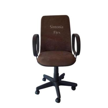 Imagem de Cadeira Diretor Giratória Braço Fixo Mecanismo Relax- Tecido - Sintoni