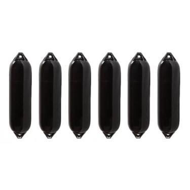 Imagem de Defensa Náutica F3 22x74,5 Preta Inflável Barco Lancha Kit 6 - Seaflo