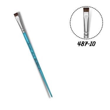 Imagem de Pincel Condor 487-10 Chato Curto Pelo de Pônei