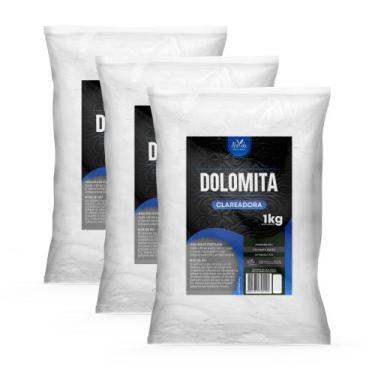 Imagem de Kit 3x Dolomita Clareadora 1kg Navida - Navida Naturais