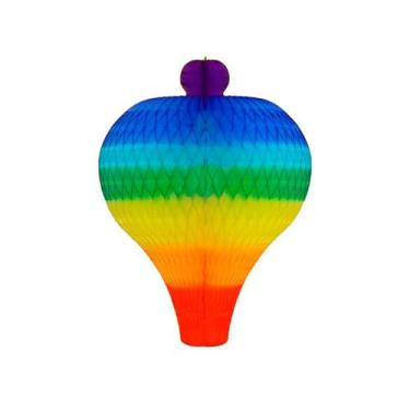 Imagem de Balão Carrapeta 390 M - Enfeite Papel de Seda - Colmeia - 1 Unidade - 