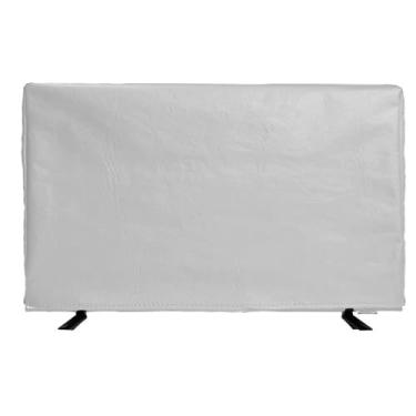 Imagem de Capa Para Tv Smartv LCD Plasma Branca Impermeável Varios Tamanhos (24 Polegadas)