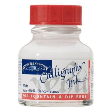 Imagem de Tinta De Caligrafia Winsor & Newton Ink White 30ml