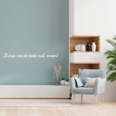 Imagem de Adesivo Salmo Livrai-me de Todo Mal, Amém! Parede Parabrisa - Kanto St