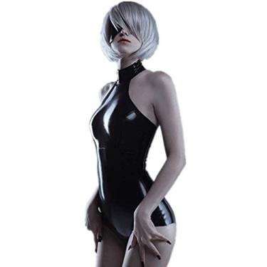 Imagem de NieR Automata Yorha No.2 Tipo B 2B Cosplay Meia-calça Traje de Banho Fantasia de Halloween, Fantasias, Female S