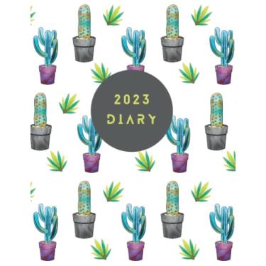 Imagem de 2023 Diary: A4 One Page Per Day To View Dated Planner Agenda Organiser Calendar - 2023 Journal A4 Page A Day - 2023 Diary Cactus