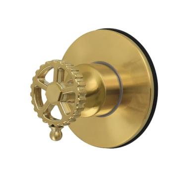 Imagem de Kingston Brass KS4037CG Fuller Válvula de desvio de seis vias com kit de acabamento, latão escovado