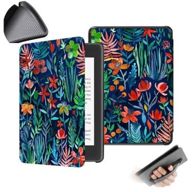Imagem de GUKSRASO Capa para Kindle Paperwhite (7", 12ª Geração, Release 2024) e Kindle Colorsoft Signature Edition com Tira de Alça de Mão TPU Soft Traseiro Com a Função Automotor/Sleep