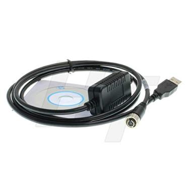 Imagem de Cabo de download de dados fêmea HangTon DOC210 USB 6 pinos para estação total Topcon ES/OS/PS Sokkia SX/CX/DX Series