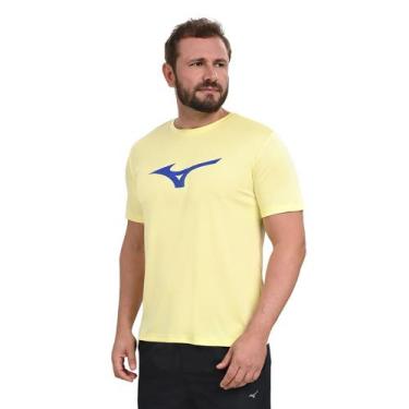 Imagem de Camiseta de Treino Masculina Mizuno Run Spark, Amarelo, P