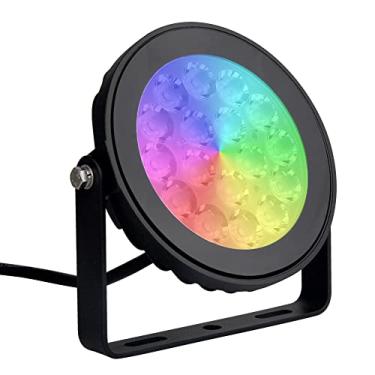 Imagem de LGIDTECH Futc02 Miboxer 9W Rgb+Cct Outdoor Led Garden Spotlight Ac110V 16 Milhões De Cores Mudando, Temperatura De Cor Ajustável