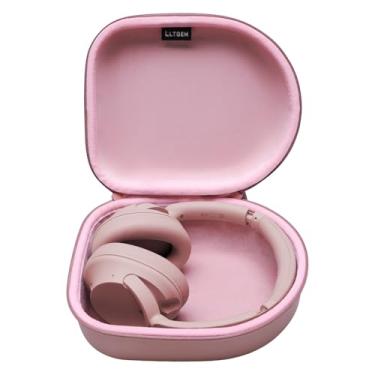 Imagem de L LTGEM Estojo Para Fone De Ouvido Compatível Com Jbl, Beats, Sony, Soundcore Anker, Raycon, Tozo, Steelseries, Logitech, Jabra, Bose, Audio-Technica, Fones De Ouvido Sennheiser, Ouro Rosa + Rosa