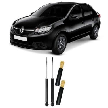 Imagem de Amortecedor Renault Logan + Kit Batente Traseiro 2014 Até 2020 O Par -