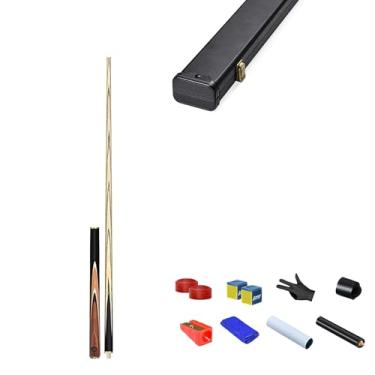 Imagem de Taco de bilhar profissional – Taco de sinuca premium feito com design bonito, exclusivo e luxuoso e a melhor qualidade de madeira de freixo (B Taça de sinuca + acessórios + caixa de taco B, 10 mm)