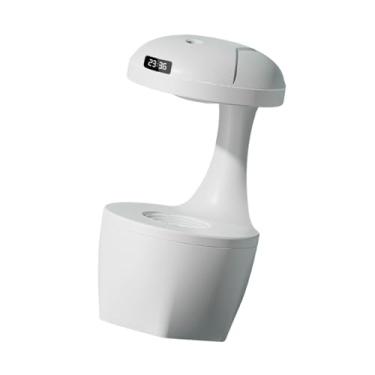 Imagem de WeiLaiKeQi Umidificador anti -gravidade gotículas de água de backflow elegante amante USB Presente inovador 800ml portátil para berçário quarto de viagens, Branco