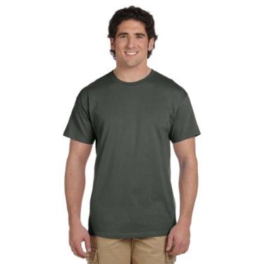 Imagem de Camiseta G200_AP Gildan Gd 173 g Ultra Algod o Verde Seguran a 2GG