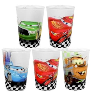 Imagem de Kit 5 Copos Relâmpago Mcqueen p/ Doces e Lembranças de Festa Infantil 