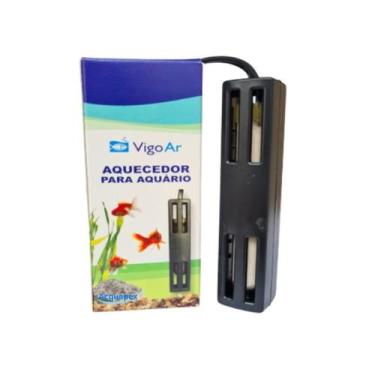 Imagem de Aquecedor 10W para peixes VIGOAR Aquário Até 10 litros, 220V