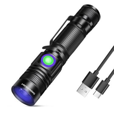 Imagem de Lanterna UV DARKBEAM 365nm Luz negra recarregável