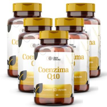 Imagem de Coenzima Q10-100mg com 60 cáps - 5 potes