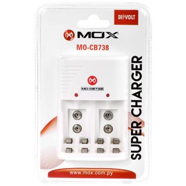 Imagem de Carregador De Pilhas Mox Mo-cb738 Bivolt - Branco