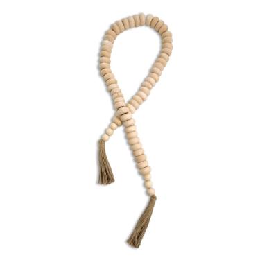 Imagem de Colar Decorativo Em Madeira 120cm Mart