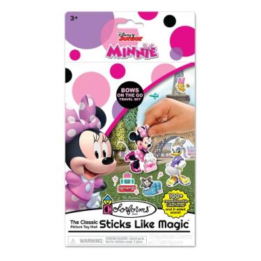 Imagem de Colorforms Conjunto de viagem Disney Minnie Mouse – Peças grudam como mágica! – Diversão em movimento! – Idades 3+ 1885