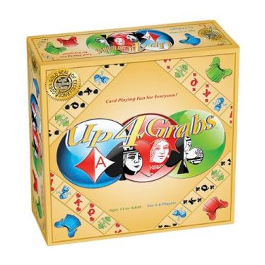 Imagem de Up 4 Grabs Game, A Card Playing Board Game That Combines All The Fun of Playing Cards with The Excitement of a Board Game. Classic Party and Game Night Fun for Adults and Family. Ages 16 to Adult