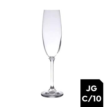 Imagem de Jogo 10 Taças Cristal Para Champagne Gastro-colibri 220ml