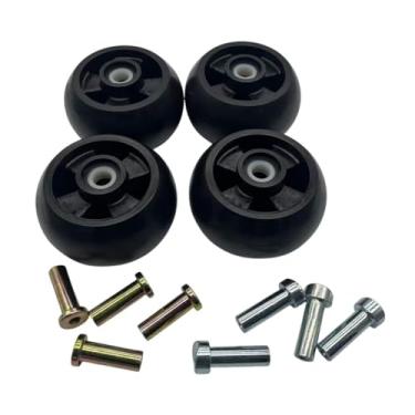 Imagem de ＡＷＨＡＯ Kit de roda de barro de cortador de cortador de barragem de reposição AM125172 Substituição fácil de instalação para 48/54/60/62/72 Decks Lawn