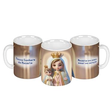 Imagem de Caneca branca católica divina animação (14934)