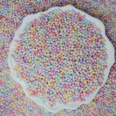 Imagem de humyeam 80.000 peças de bolas de espuma suprimentos de geleca contas de espuma coloridas de 2-3 mm para arte infantil embalada em caixa de geleca caseira, decorações de casamento e festa