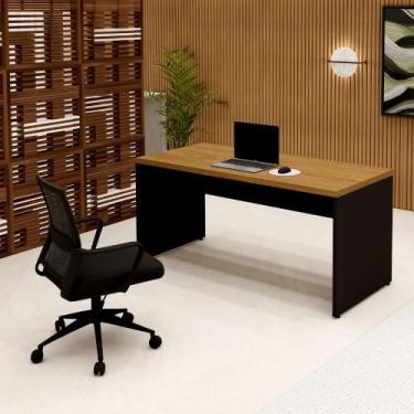 Imagem de Escrivaninha 1,60m x 0,70m Pés Painel e Cadeira Diretor F5 - F5 Office
