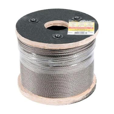 Imagem de CABO DE AÇO VONDER INOX 6X7 100M 4,76 mm 3/16