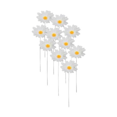 Imagem de BLWOTMOR 10 Peças de Estacas de Flores Margaridas, Estacas de Plantas E Flores, Decoração de Jardim, Enfeites de Jardim para áreas Externas E Gramado Interno