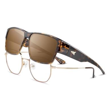 Imagem de KastKing Óculos De Sol Polarizados Molino Fit-Over, Proteção Uv400, Ultraleves, Envolventes, Esportivos Para Pesca, Lentes Tac