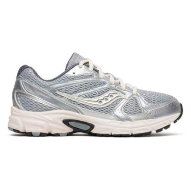 Imagem de Saucony Tênis unissex Ride Millenium, Prata/creme, 34