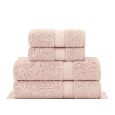 Imagem de Jogo Toalha Banho 4 Pçs América Algodão Egípcio Buddemeyer - Buddemeye