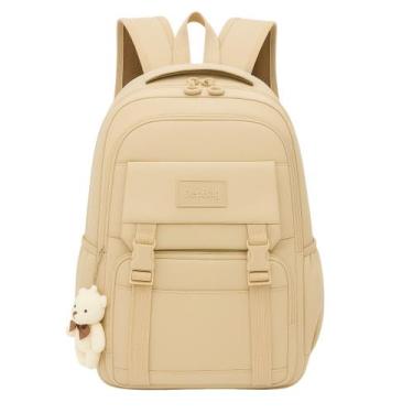 Imagem de Mochila Reforçada Escolar Juvenil Adulto Feminina Alça Ajustável de Co