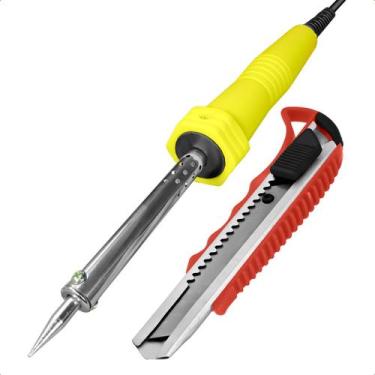 Imagem de Ferro De Solda 60W 220V Elétrico E Estilete Doméstico 18mm - Startools