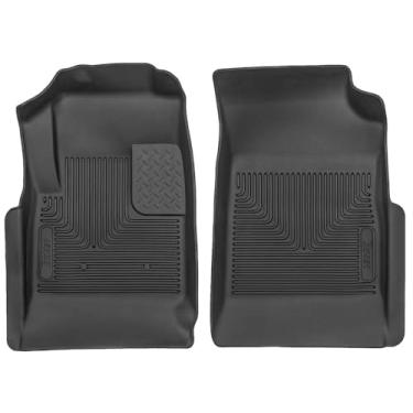 Imagem de Husky Liners 53121 Serve para Chevrolet Colorado 2015-20, GMC Canyon X-act Contour Tapetes de piso dianteiro, preto