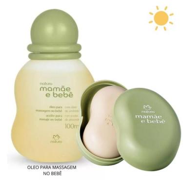 Imagem de KIT Oleo de Massagem para Bebê com Saboneteira - Natura