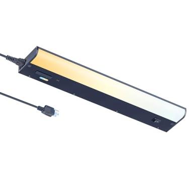 Imagem de LAMPAOUS Luzes suspensas com plugue 120V 5CCT colorido, luz de bancada ativada por sensor, substituição de luminárias fluorescentes para cozinha, escritório, luzes de teto de mesa (18 POLEGADAS 1