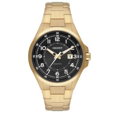 Imagem de Relógio ORIENT masculino solartech dourado MGSS1297 P2KX
