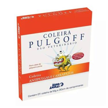 Imagem de Coleira Antipulgas Pulgoff Cães Porte Pequeno 30cm - MUNDO ANIMAL