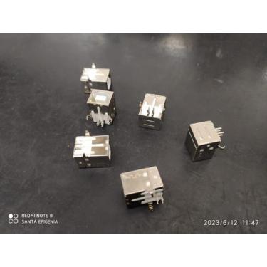 Imagem de 4x Conector Usb Tipo B Femea 90 Pci